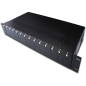 Preview: DIGITUS Medienkonverter Chassis 2HE 14-Slots schwarz
