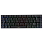 Preview: Deltaco DK440R Gaming Tastatur kabellos. Schwarz