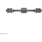 Preview: Neomounts FPMA-CB100BLACK Doppeltraverse für 2 Monitore