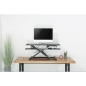 Preview: Neomounts Sitz-Steh-Arbeitsplatz 15KG NS-WS300BLACK