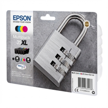Epson Tinte 35XL C13T35964010 4er Multipack (BKMCY) bis zu 1.900 Seiten