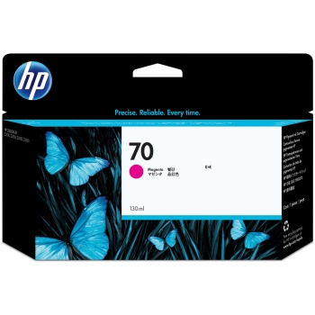 HP 70 original Ink cartridge C9453A magenta standard capacity 130ml 1-pack with Vivera Ink cartridge