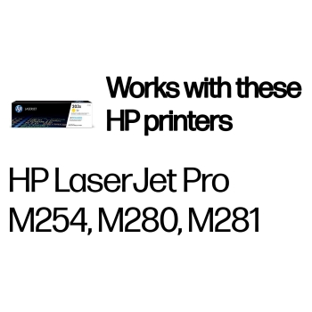 Preview: HP Toner CF 542 X yellow No. 203 X