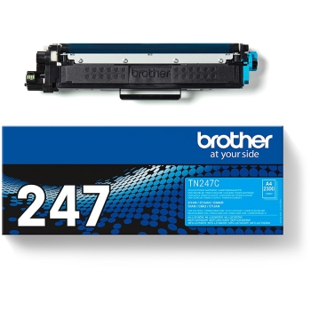 Preview: Brother Toner TN-247C Cyan bis zu 2.300 Seiten nach ISO/IEC 19798