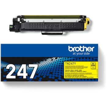 Preview: Brother Toner TN-247Y Gelb bis zu 2.300 Seiten nach ISO/IEC 19798