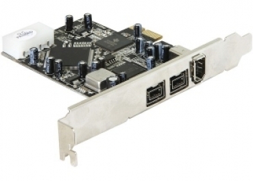 DELOCK PCI Expr Card 2x FireWire800 + 1x FW400 ext