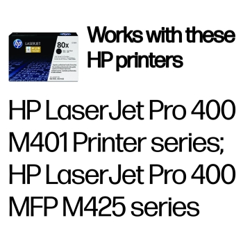 Preview: HP Toner 80X CF280X Schwarz Hohe Kapazität
