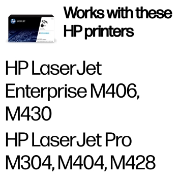 Preview: HP Toner 59A CF259A Schwarz bis zu 3.000 Seiten ISO/IEC 19752