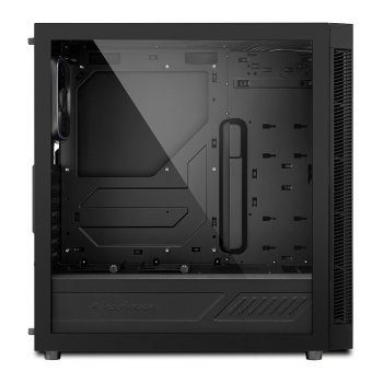 Preview: MIDI Sharkoon TG6 RGB. Glasfenster. Lüfter LED RGB