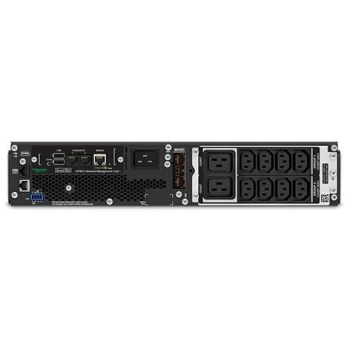 Preview: APC Smart UPS SRT Rack 2HE SRT3000RMXLI-NC 3000VA 2700W inkl. Netzwerkkarte