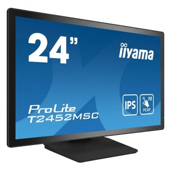TFT 61cm/24 (1920x1080) iiyama ProLite T2452MSC-B1 16:9 FHD IPS Touch 14ms HDMI DP USB-C Speaker Black