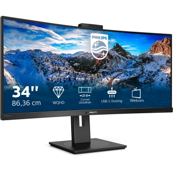 Preview: Philips 86.4cm (34.0) 346P1CRH 21:09 HDMI+DP+USB-C VA