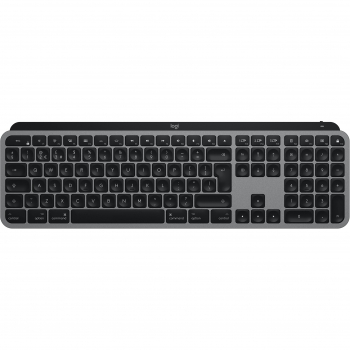 Logitech MX Keys für Mac Wireless Bluetooth Alu -black QWERTZ DE