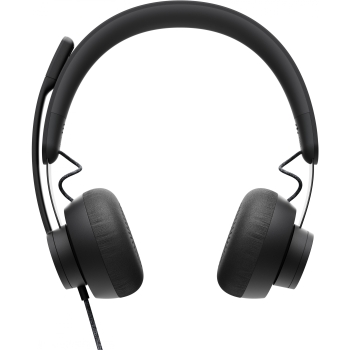 Preview: Logitech Headset Zone Wired MSFT Teams on Ear kanbelgebunden USB-C Gray