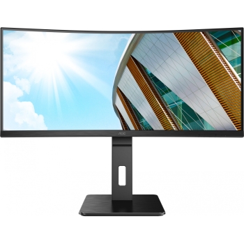 Preview: 86.4cm/34'' (3440x1440) AOC Pro-Line CU34P2A 21:9 1ms USB 2xHDMI DisplayPort VESA Speaker 2K UHD Black