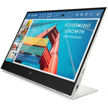 Preview: 35.6cm/14'' (1920x1080) HP E14 G4 Portable 16:9 5ms USB-C Full HD Silver/Black
