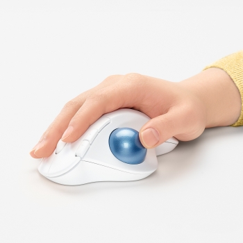 Logitech M575 ERGO Wireless Trackball white