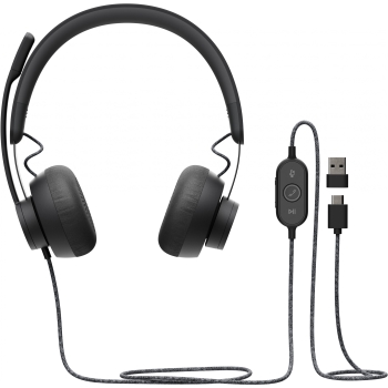Logitech Headset USB Zone Wired UC für Unified Communication