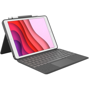 Preview: Logitech Combo Touch QWERTZ Schweiz iPAd 7.Gen Graphite