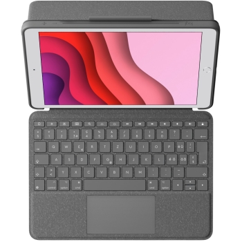 Preview: Logitech Combo Touch QWERTZ Schweiz iPAd 7.Gen Graphite
