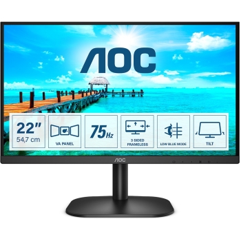 AOC 54.6cm (21.5) 22B2H 16:09 HDMI black