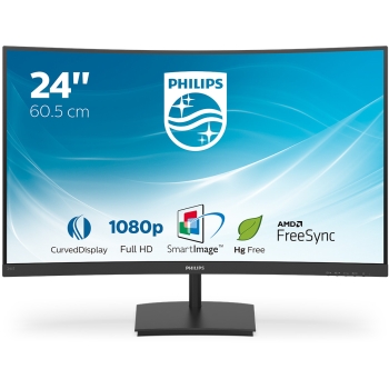Preview: Philips 59.9cm (23.6) 241E1SC 16:09 HDMI VA