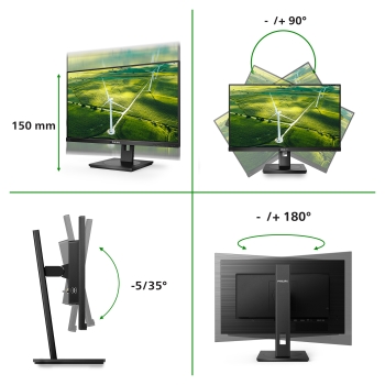 Preview: Philips 68.5cm (27.0) 272B1G 16:09 DVI+HDMI+DP+USB IPS