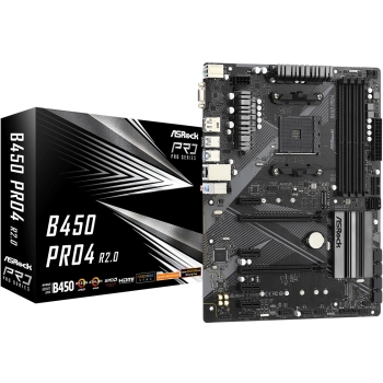 ASROCK B450 PRO4 R2.0 (AM4) (D)