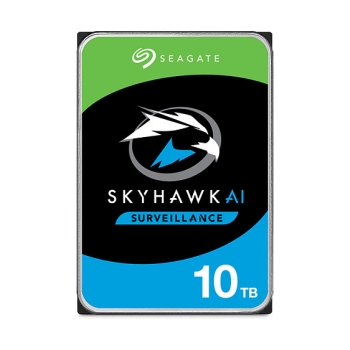 SEAGATE Surveillance AI Skyhawk 10TB HDD SATA 6Gb/s 256MB cache 8,9cm 3,5Zoll BLK