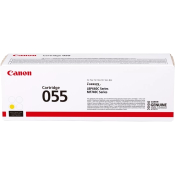 Preview: Canon Toner 055 Gelb bis 2.100 Seiten
