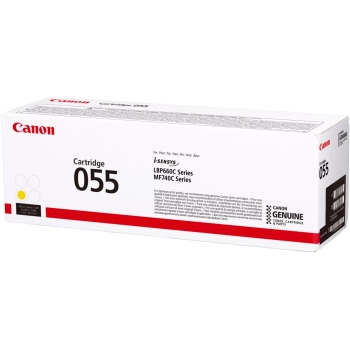 Preview: Canon Toner 055 Gelb bis 2.100 Seiten