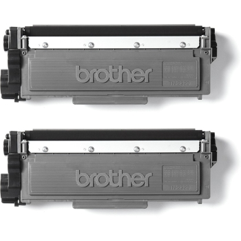 Preview: Brother Toner TN-2320TWIN Schwarz 2er Pack bis zu 2.600 Seiten nach ISO/IEC 19752