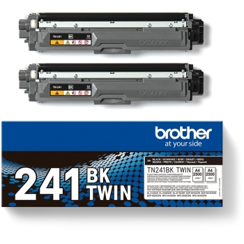 Preview: Brother Toner TN241BKTWIN 2er Pack bis zu 2.500 Seiten ISO/IEC 19798