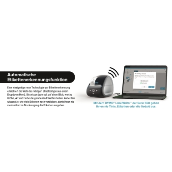 Dymo Etikettendrucker LabelWriter 550 300dpi USB2.0