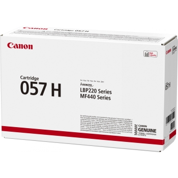 Preview: Canon Toner 057H Schwarz bis zu 10.000 Seiten ISO/IEC 19798