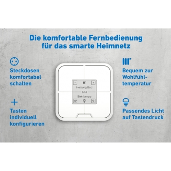 Preview: Taster AVM FRITZ!DECT 440 Taster für die Smart-Home Steuerung mit Display
