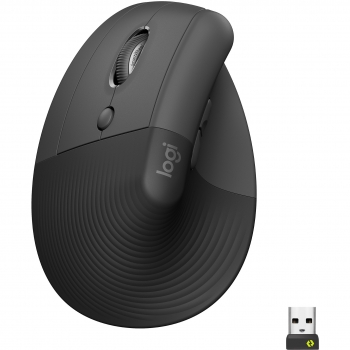 Logitech Lift Vertical Ergonomic Mouse - Vertikal für Linkshänder