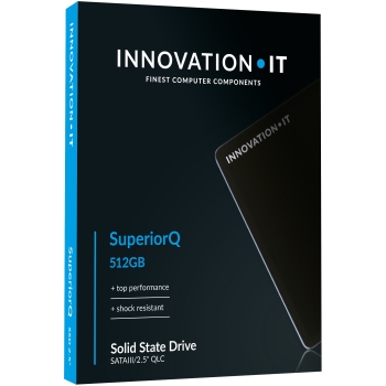 Preview: 2.5 512GB InnovationIT SuperiorQ BULK (QLC)