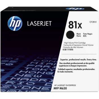 HP Toner 81X CF281X Schwarz bis zu 25.000 Seiten ISO/IEC 19752