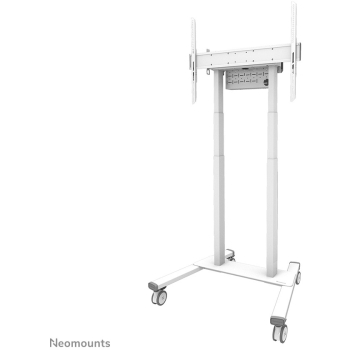 Preview: Neomounts FL55-875WH1 motorisierter Bodenständer für 55-100 Bildschirme - Weiß