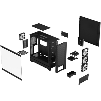 Preview: Midi Fractal Design Pop XL Air RGB Black Window