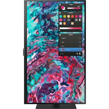 Preview: 68.6cm/27'' (3840x2160) Samsung ViewFinity S8 S27B800TGU 16:9 5ms IPS HDMI 2xThunderbolt4 VESA Pivot 4K Black