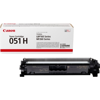 Canon Toner 051H 2169C002 Schwarz bis zu 4.100 Seiten nach ISO/IEC 19752