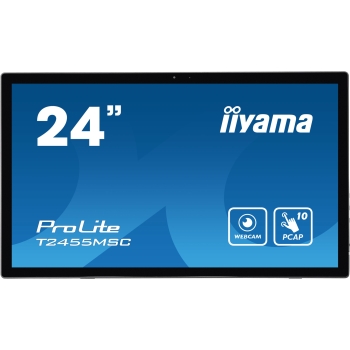 Preview: 60.5cm/24'' (1920x1080) iiyama ProLite T2455MSC-B1 16:9 FHD IPS Touch 5ms HDMI DP USB Speaker Black