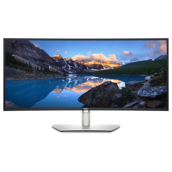 86.7cm/34.14'' (3440x1440) Dell U3423WE Curved 21:9 5ms 60Hz IPS HDMI DisplayPort USB-C VESA Pivot WQHD Speaker Platinum Silver