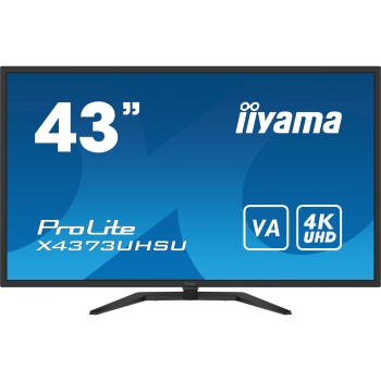 Preview: IIYAMA 108cm (43) X4373UHSU-B1 16:9 2xHDMI+DP+USB black