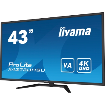 Preview: IIYAMA 108cm (43) X4373UHSU-B1 16:9 2xHDMI+DP+USB black