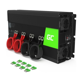 Green Cell Spannungswandler Power Inverter 12V > 230V 3000/6000W