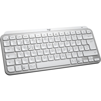 Logitech MX Keys Mini - Tastatur - Hintergrundbeleuchtung Pale Gray