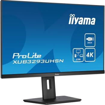 Preview: 81.3cm/32'' (3840x2160) iiyama LCD Business XUB3293UHSN-B5 IPS 4ms HDMI DisplayPort USB-C UHD Black